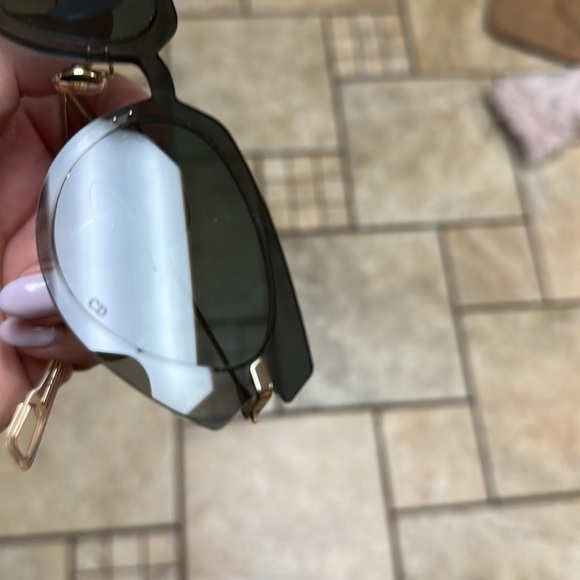 CHRISTIAN Dior Cat Eye 
DiorAttitude2 Gray Gold 53-19 140 lightweight - Picture 14 of 16